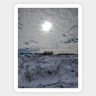 Bench In The Snow, Hole In The Sky Sticker